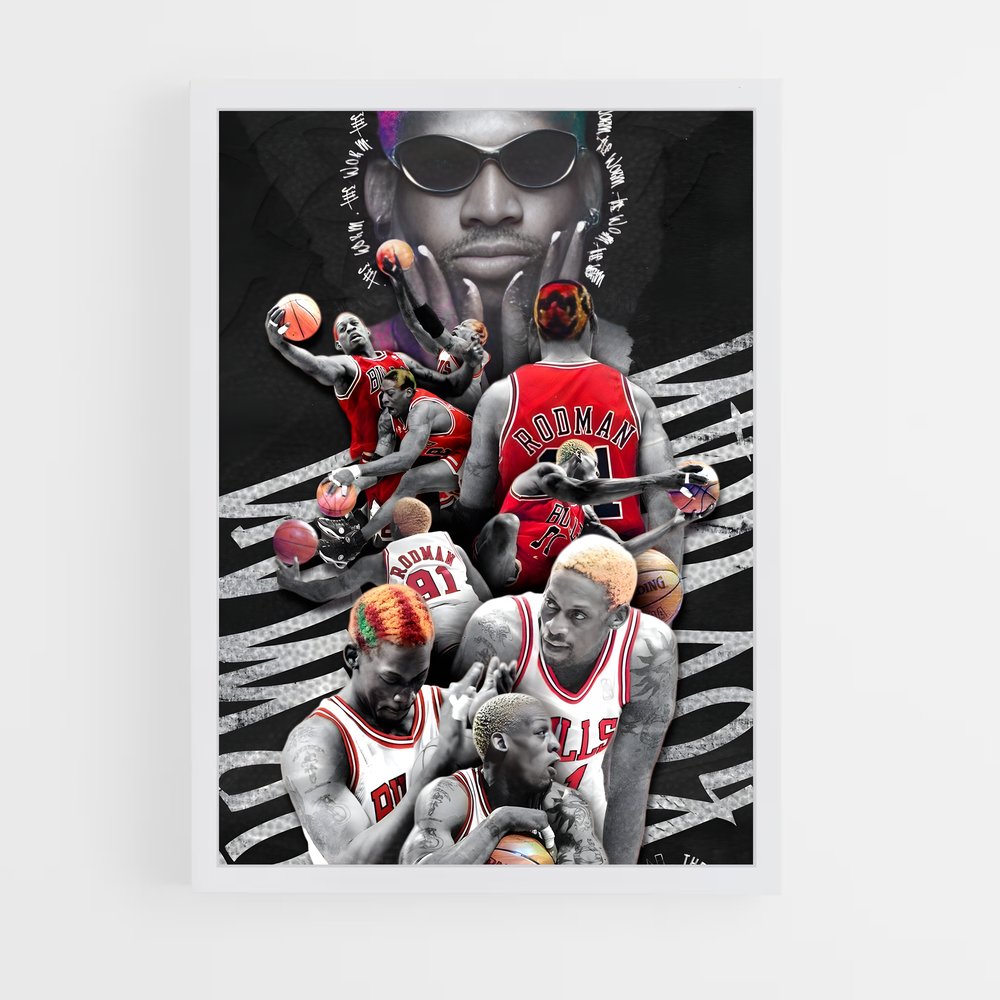 Poster Chicago de bulls – affiche Basketball (vue 3)